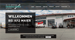 Desktop Screenshot of kfz-christian-maier.de